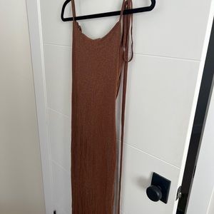 Brown maxi dress